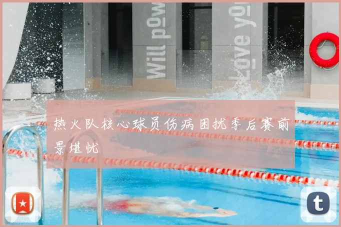 热火队核心球员伤病困扰季后赛前景堪忧