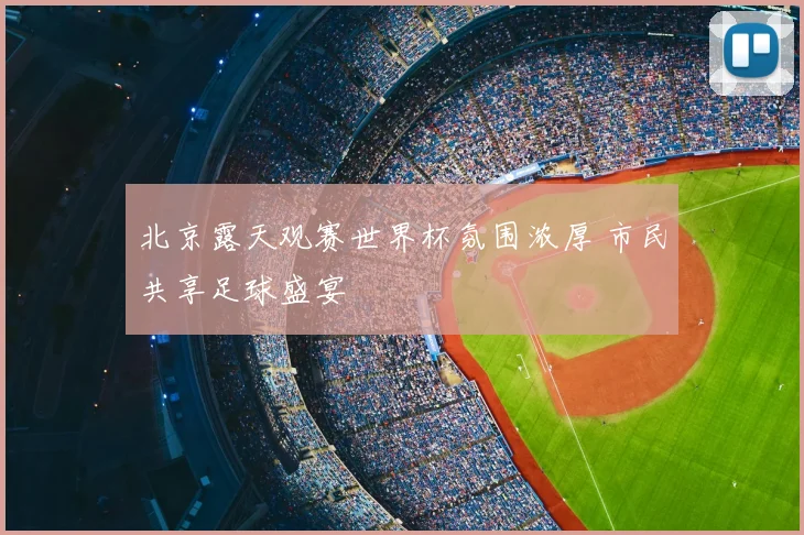 北京露天观赛世界杯氛围浓厚 市民共享足球盛宴