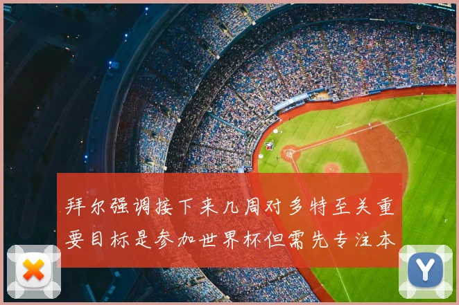 拜尔强调接下来几周对多特至关重要目标是参加世界杯但需先专注本赛季表现