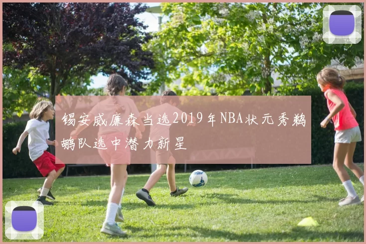 锡安威廉森当选2019年NBA状元秀鹈鹕队选中潜力新星