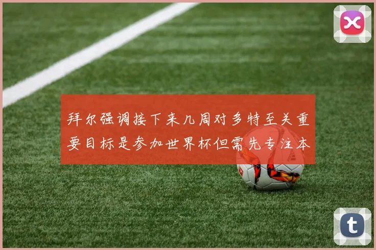 拜尔强调接下来几周对多特至关重要目标是参加世界杯但需先专注本赛季表现