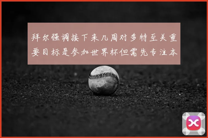 拜尔强调接下来几周对多特至关重要目标是参加世界杯但需先专注本赛季表现